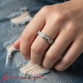Thumbnail 2 - vintage-looking-pave-diamond-ring-white-gold-fdens3543b-model