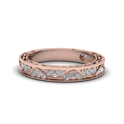 Vintage Looking Pave Diamond Ring