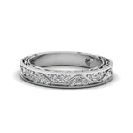 Load image into Gallery viewer, vintage-looking-pave-diamond-wedding-ring-for-women-in-14K-white-gold-FDENS3543B-NL-WG
