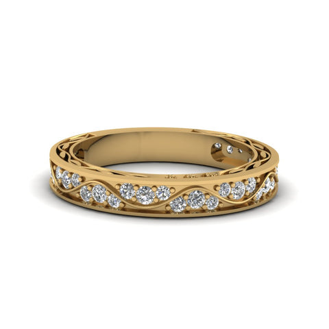 vintage-looking-pave-diamond-wedding-ring-for-women-in-14K-yellow-gold-FDENS3543B-NL-YG
