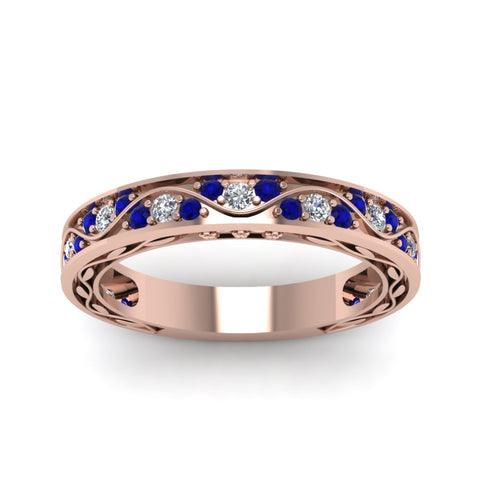 vintage-looking-pave-diamond-wedding-ring-for-women-with-blue-sapphire-in-rose-gold-FDENS3543BGSABLANGLE5-NL-RG