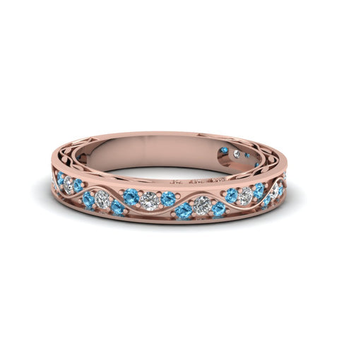vintage-looking-pave-diamond-wedding-ring-for-women-with-ice-blue-topaz-in-18K-rose-gold-FDENS3543BGICBLTO-NL-RG