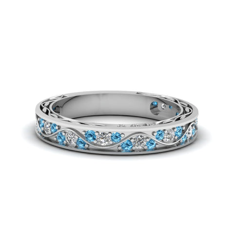 vintage-looking-pave-diamond-wedding-ring-for-women-with-ice-blue-topaz-in-18K-white-gold-FDENS3543BGICBLTO-NL-WG