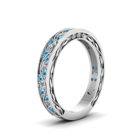 vintage-looking-pave-diamond-wedding-ring-for-women-with-ice-blue-topaz-in-18K-white-gold-FDENS3543BGICBLTOANGLE1-NL-WG