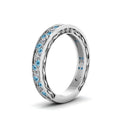 Thumbnail 191 - vintage-looking-pave-diamond-wedding-ring-for-women-with-ice-blue-topaz-in-950-Platinum-FDENS3543BGICBLTOANGLE1-NL-WG