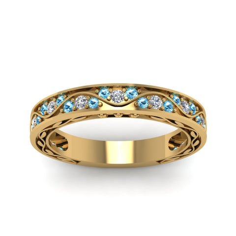 vintage-looking-pave-diamond-wedding-ring-for-women-with-ice-blue-topaz-in-yellow-gold-FDENS3543BGICBLTOANGLE5-NL-YG