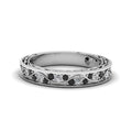 Thumbnail 32 - vintage-looking-pave-wedding-ring-for-women-with-black-diamond-in-14K-white-gold-FDENS3543BGBLACK-NL-WG