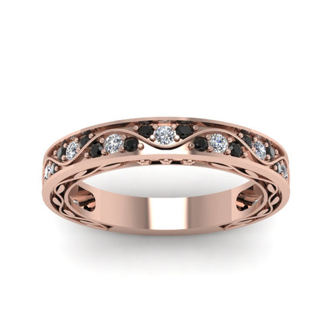 vintage-looking-pave-wedding-ring-for-women-with-black-diamond-in-rose-gold-FDENS3543BGBLACKANGLE5-NL-RG