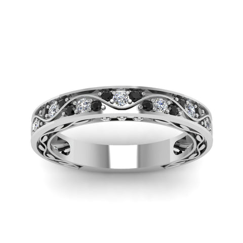 vintage-looking-pave-wedding-ring-for-women-with-black-diamond-in-white-gold-FDENS3543BGBLACKANGLE5-NL-WG