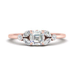 Load image into Gallery viewer, vintage-marquise-and-round-engagement-asscher-ring-in-rose-gold-FDENR635ASR-NL-RG.jpg?v=1765947988