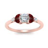 Load image into Gallery viewer, vintage-marquise-and-round-engagement-asscher-ring-with-ruby-in-rose-gold-FDENR635ASRGRUDRANGLE5-NL-RG.jpg?v=1765947988