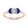 Load image into Gallery viewer, vintage-marquise-and-round-engagement-asscher-ring-with-sapphire-in-rose-gold-FDENR635ASRGSABLANGLE5-NL-RG.jpg?v=1765947988