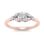 Load image into Gallery viewer, vintage-marquise-and-round-engagement-cushion-ring-in-rose-gold-FDENR635CURANGLE5-NL-RG.jpg?v=1765948000