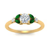 Load image into Gallery viewer, vintage-marquise-and-round-engagement-cushion-ring-with-emerald-in-yellow-gold-FDENR635CURGEMGRANGLE5-NL-YG.jpg?v=1765948000