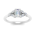 Load image into Gallery viewer, vintage-marquise-and-round-engagement-emerald-cut-ring-in-white-gold-FDENR635EMRANGLE5-NL-WG.jpg?v=1765948011