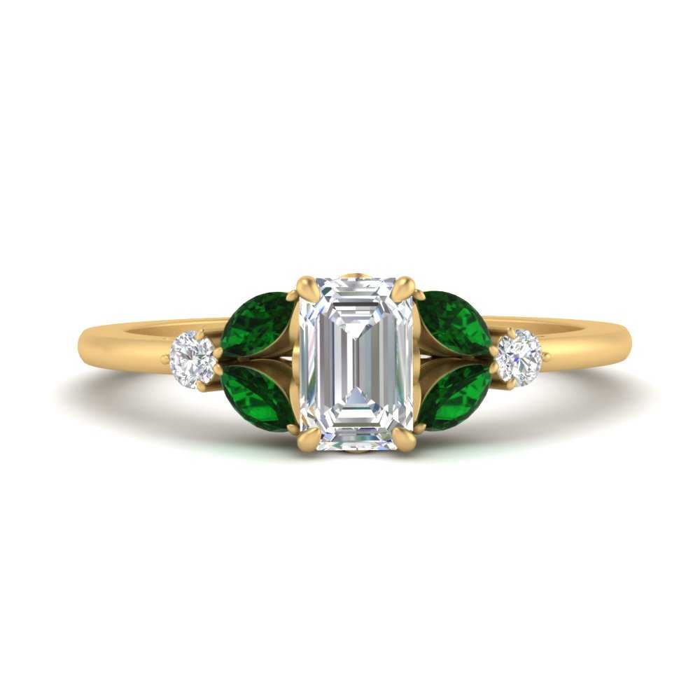 vintage-marquise-and-round-engagement-emerald-cut-ring-with-emerald-in-yellow-gold-FDENR635EMRGEMGR-NL-YG.jpg?v=1765948011