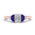 Load image into Gallery viewer, vintage-marquise-and-round-engagement-emerald-cut-ring-with-sapphire-in-rose-gold-FDENR635EMRGSABL-NL-RG_81c4ad38-52aa-4ba4-94f5-2092d4f16d1a.jpg?v=1765948107