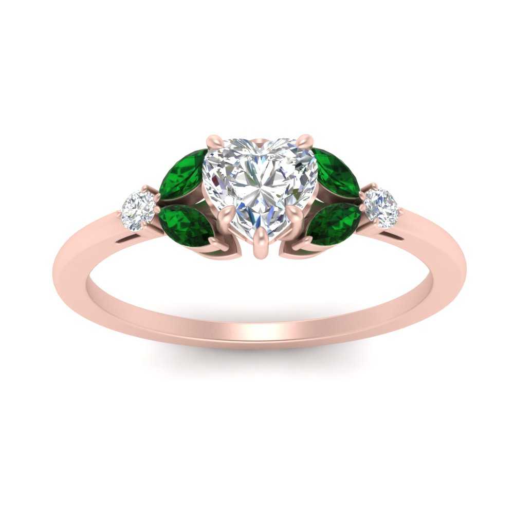 vintage-marquise-and-round-engagement-heart-ring-with-emerald-in-rose-gold-FDENR635HTRGEMGRANGLE5-NL-RG.jpg?v=1765948021