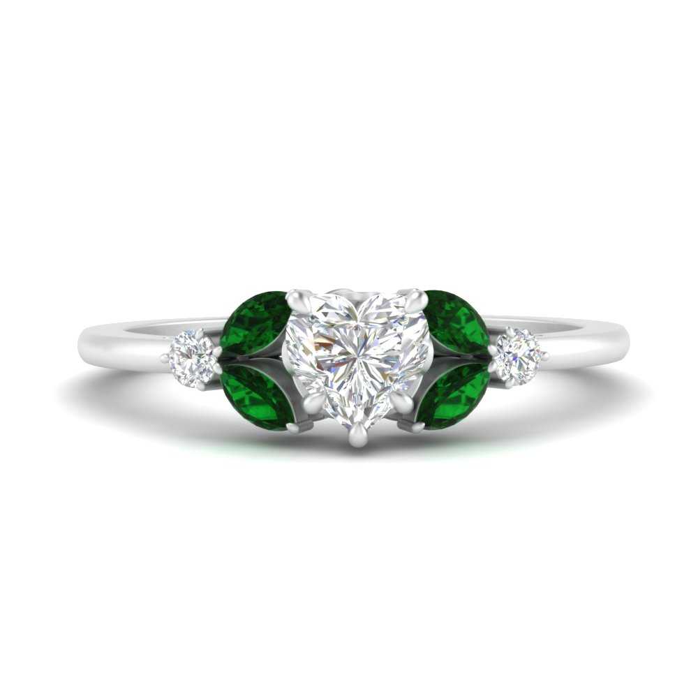 vintage-marquise-and-round-engagement-heart-ring-with-emerald-in-white-gold-FDENR635HTRGEMGR-NL-WG.jpg?v=1765948021