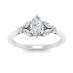 Load image into Gallery viewer, vintage-marquise-and-round-engagement-marquise-ring-in-white-gold-FDENR635MQRANGLE5-NL-WG.jpg?v=1765948031