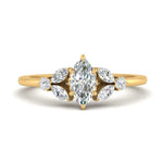 Load image into Gallery viewer, vintage-marquise-and-round-engagement-marquise-ring-in-yellow-gold-FDENR635MQR-NL-YG.jpg?v=1765948030