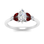 Load image into Gallery viewer, vintage-marquise-and-round-engagement-marquise-ring-with-ruby-in-white-gold-FDENR635MQRGRUDRANGLE5-NL-WG.jpg?v=1765948031