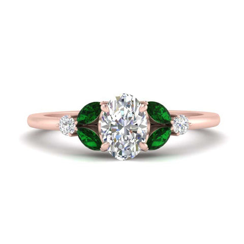 vintage-marquise-and-round-engagement-oval-ring-with-emerald-in-rose-gold-FDENR635OVRGEMGR-NL-RG.jpg?v=1765948041