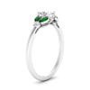 Load image into Gallery viewer, vintage-marquise-and-round-engagement-oval-ring-with-emerald-in-white-gold-FDENR635OVRGEMGRANGLE2-NL-WG.jpg?v=1765948042