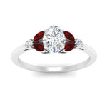 Load image into Gallery viewer, vintage-marquise-and-round-engagement-oval-ring-with-ruby-in-white-gold-FDENR635OVRGRUDRANGLE5-NL-WG.jpg?v=1765948042