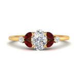 Load image into Gallery viewer, vintage-marquise-and-round-engagement-oval-ring-with-ruby-in-yellow-gold-FDENR635OVRGRUDR-NL-YG.jpg?v=1765948042