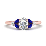 Load image into Gallery viewer, vintage-marquise-and-round-engagement-oval-ring-with-sapphire-in-rose-gold-FDENR635OVRGSABL-NL-RG_152efea1-f80e-4baf-bd1d-4610b3341a30.jpg?v=1765948124