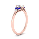 Load image into Gallery viewer, vintage-marquise-and-round-engagement-oval-ring-with-sapphire-in-rose-gold-FDENR635OVRGSABLANGLE2-NL-RG_66e9201e-fdf3-4b4c-9874-ece736ff874f.jpg?v=1765948125