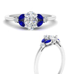 Load image into Gallery viewer, vintage-marquise-and-round-engagement-oval-ring-with-sapphire-in-white-gold-FDENR635OVRGSABLANGLE3-NL-WG_2719cb5d-37f1-43a3-9b84-de2b4523ac4b.jpg?v=1765948124