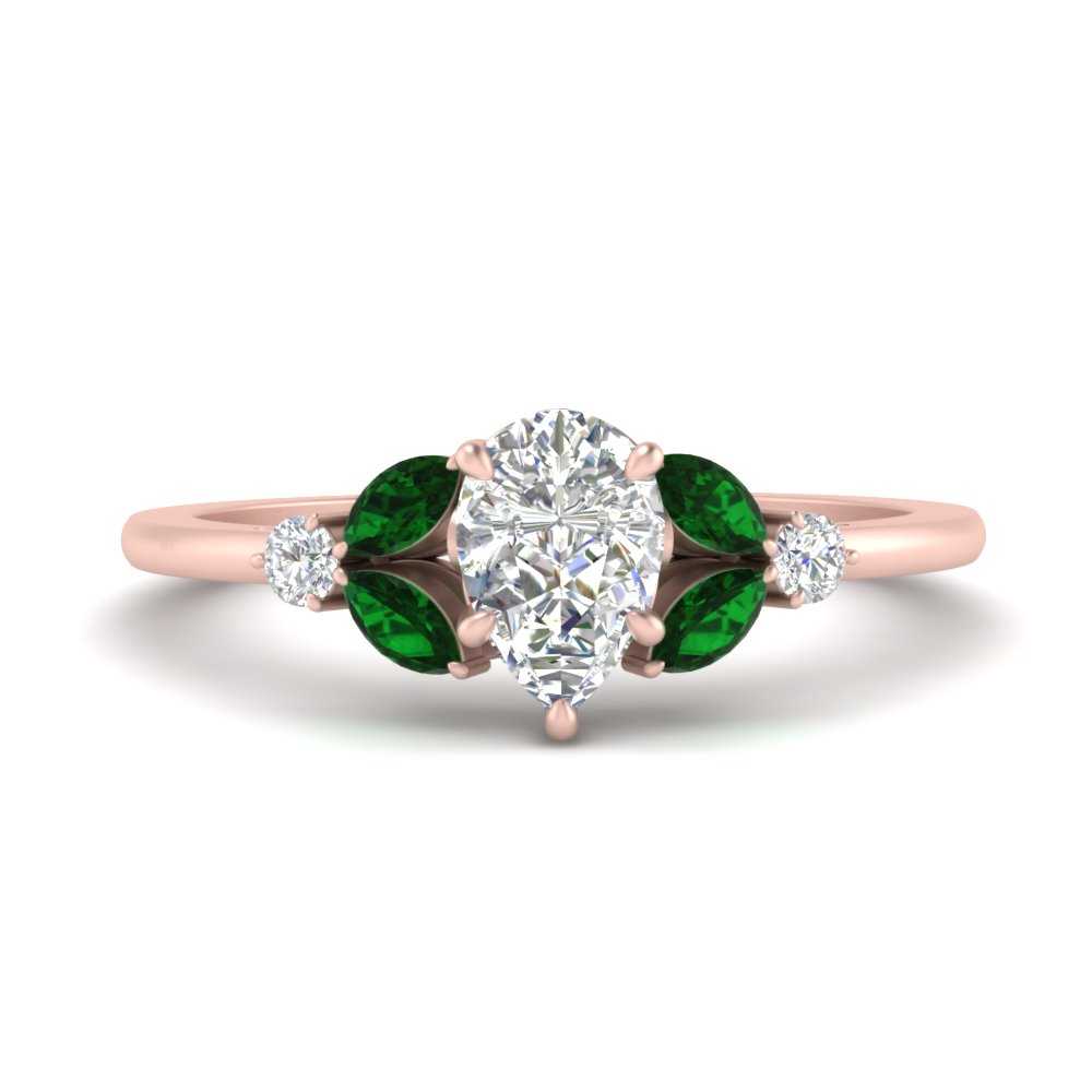 vintage-marquise-and-round-engagement-pear-ring-with-emerald-in-rose-gold-FDENR635PERGEMGR-NL-RG.jpg?v=1765948052