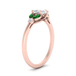 Load image into Gallery viewer, vintage-marquise-and-round-engagement-pear-ring-with-emerald-in-rose-gold-FDENR635PERGEMGRANGLE2-NL-RG_ae5a2d5c-6961-45d9-a76b-ea6f009c74f4.jpg?v=1765948131