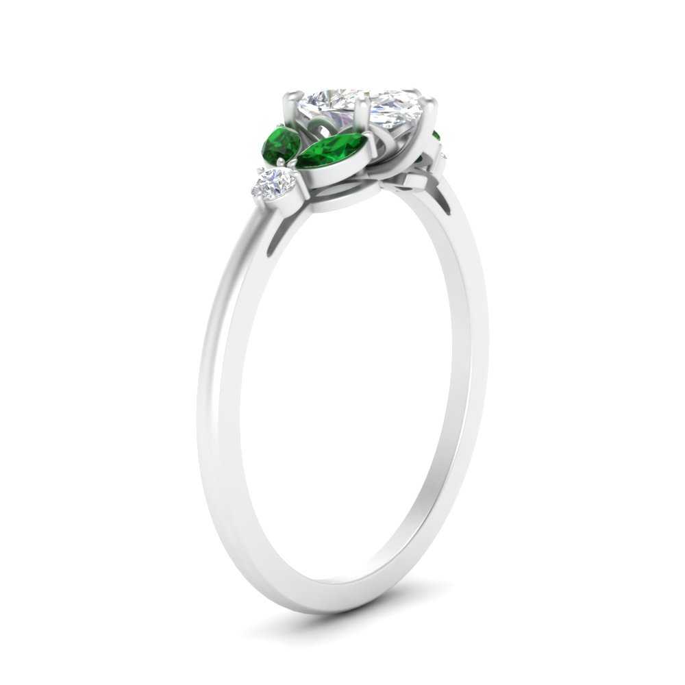 vintage-marquise-and-round-engagement-pear-ring-with-emerald-in-white-gold-FDENR635PERGEMGRANGLE2-NL-WG.jpg?v=1765948052