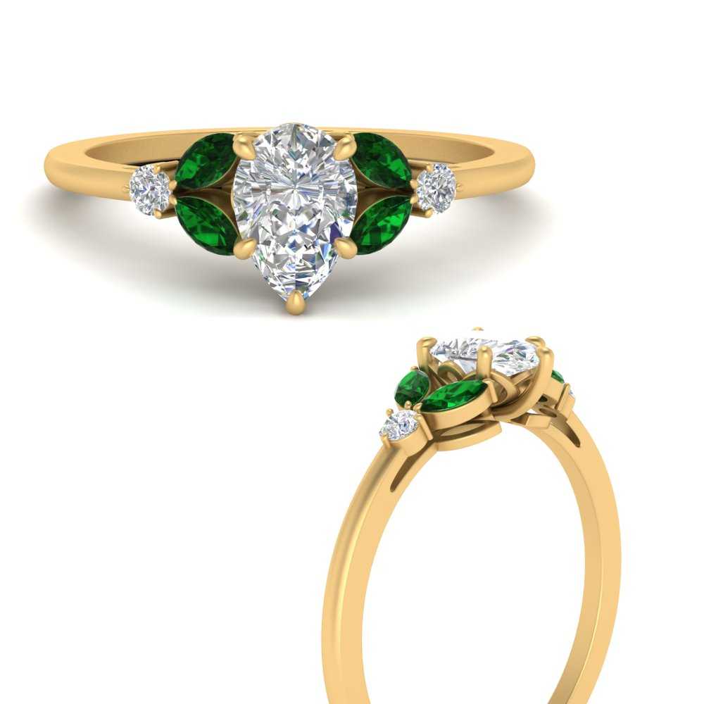 vintage-marquise-and-round-engagement-pear-ring-with-emerald-in-yellow-gold-FDENR635PERGEMGRANGLE3-NL-YG.jpg?v=1765948053