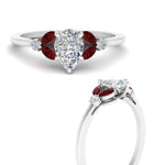 Load image into Gallery viewer, vintage-marquise-and-round-engagement-pear-ring-with-ruby-in-white-gold-FDENR635PERGRUDRANGLE3-NL-WG.jpg?v=1765948052