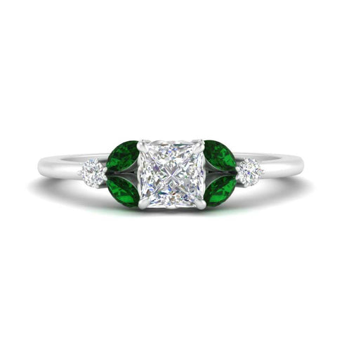 vintage-marquise-and-round-engagement-princess-cut-ring-with-emerald-in-white-gold-FDENR635PRRGEMGR-NL-WG.jpg?v=1765948063