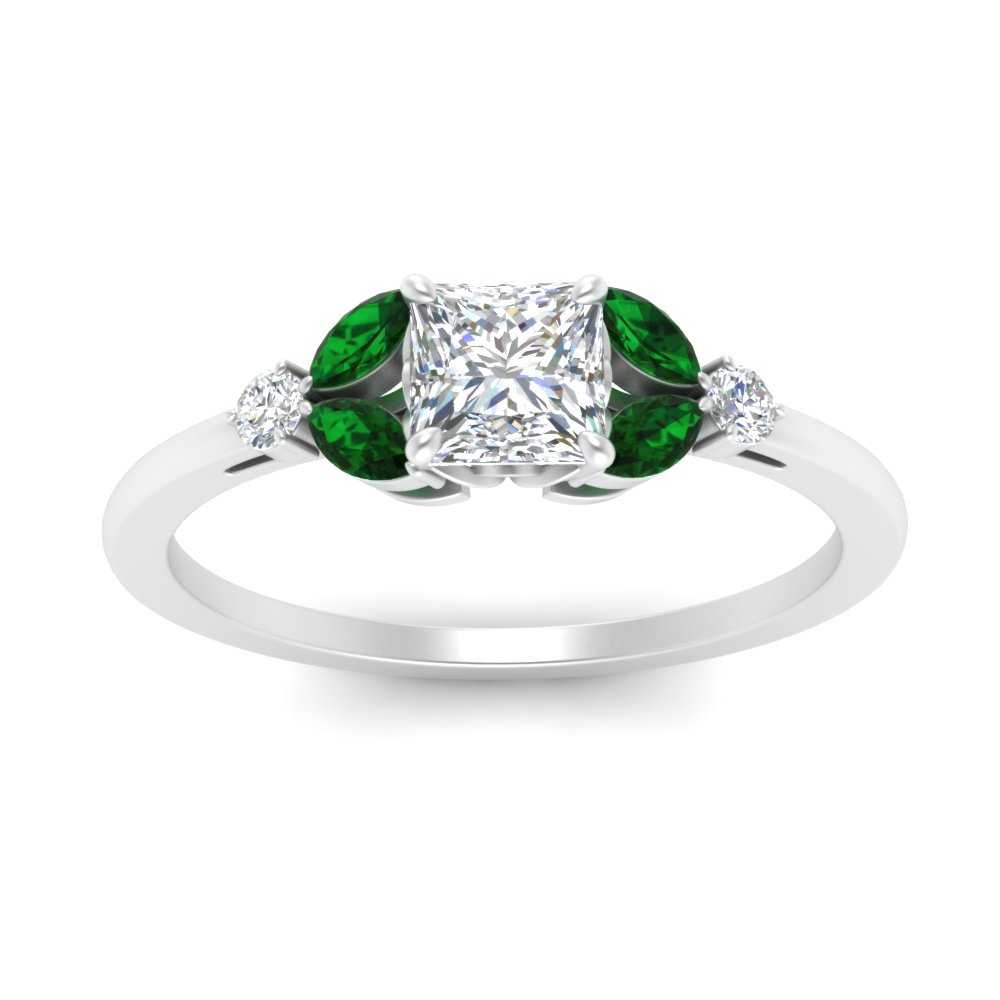 vintage-marquise-and-round-engagement-princess-cut-ring-with-emerald-in-white-gold-FDENR635PRRGEMGRANGLE5-NL-WG.jpg?v=1765948063