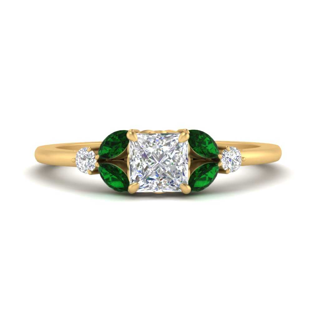 vintage-marquise-and-round-engagement-princess-cut-ring-with-emerald-in-yellow-gold-FDENR635PRRGEMGR-NL-YG.jpg?v=1765948063