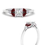 Load image into Gallery viewer, vintage-marquise-and-round-engagement-princess-cut-ring-with-ruby-in-white-gold-FDENR635PRRGRUDRANGLE3-NL-WG.jpg?v=1765948063