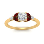 Load image into Gallery viewer, vintage-marquise-and-round-engagement-princess-cut-ring-with-ruby-in-yellow-gold-FDENR635PRRGRUDRANGLE5-NL-YG_bc79d501-c976-4d2d-91db-3b3aeee6c7c0.jpg?v=1765948138