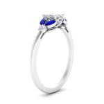 Load image into Gallery viewer, vintage-marquise-and-round-engagement-princess-cut-ring-with-sapphire-in-white-gold-FDENR635PRRGSABLANGLE2-NL-WG_e52f83a1-2879-4ec7-b1de-566ad0b7c085.jpg?v=1765948137