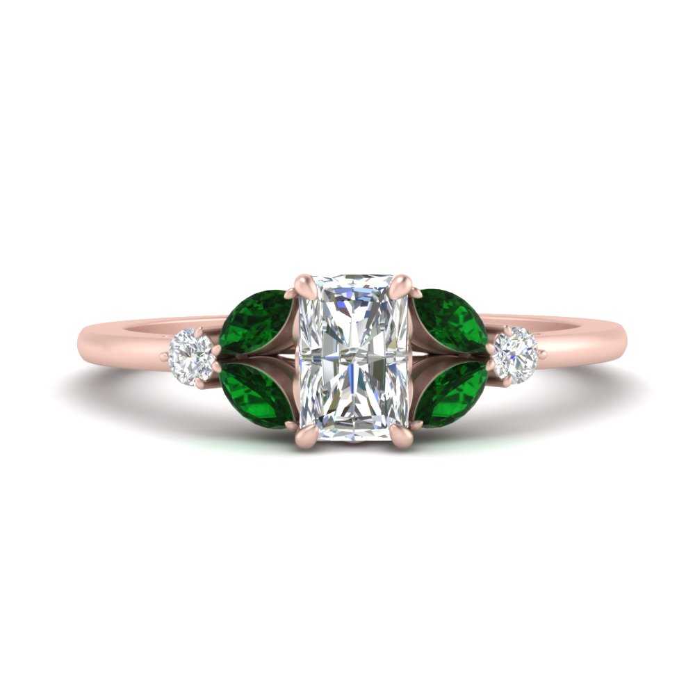 vintage-marquise-and-round-engagement-radiant-ring-with-emerald-in-rose-gold-FDENR635RARGEMGR-NL-RG.jpg?v=1765948073