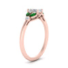 Load image into Gallery viewer, vintage-marquise-and-round-engagement-radiant-ring-with-emerald-in-rose-gold-FDENR635RARGEMGRANGLE2-NL-RG.jpg?v=1765948074