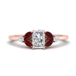 Load image into Gallery viewer, vintage-marquise-and-round-engagement-radiant-ring-with-ruby-in-rose-gold-FDENR635RARGRUDR-NL-RG.jpg?v=1765948073