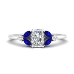 Load image into Gallery viewer, vintage-marquise-and-round-engagement-radiant-ring-with-sapphire-in-white-gold-FDENR635RARGSABL-NL-WG.jpg?v=1765948074
