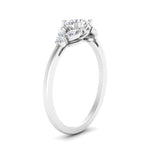 Load image into Gallery viewer, vintage-marquise-and-round-engagement-round-ring-in-white-gold-FDENR635RORANGLE2-NL-WG.jpg?v=1765948084