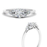Load image into Gallery viewer, vintage-marquise-and-round-engagement-round-ring-in-white-gold-FDENR635RORANGLE3-NL-WG.jpg?v=1765948084